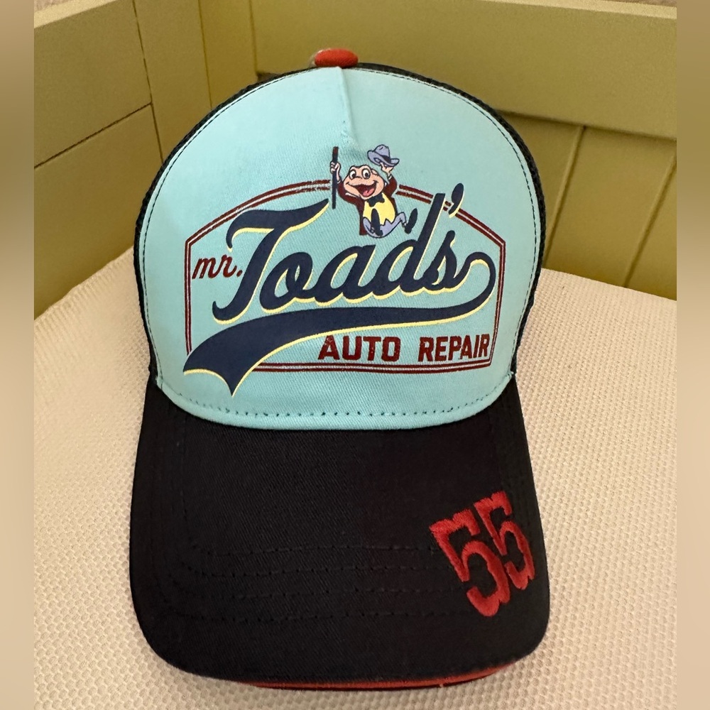 Disney Hat - Baseball Cap - Mr. Toads Auto Repair - Walt Disney Land